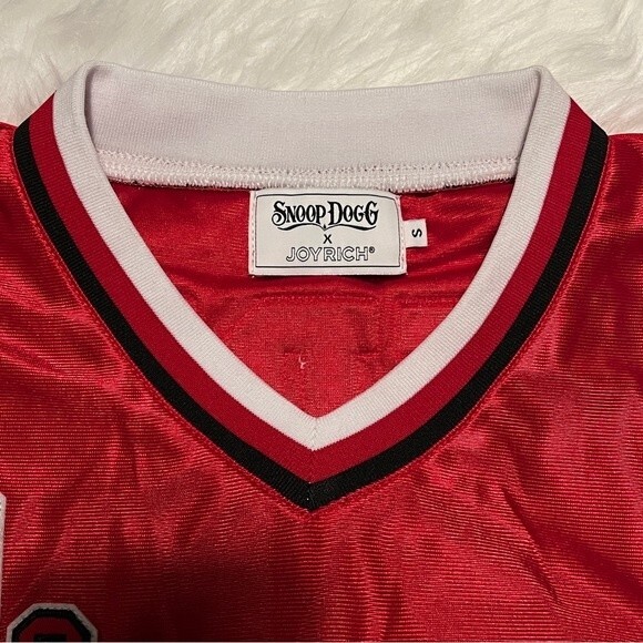 Joyrich X Snoop Dogg 1993 Hockey Jersey in Red - Picture 3 of 12
